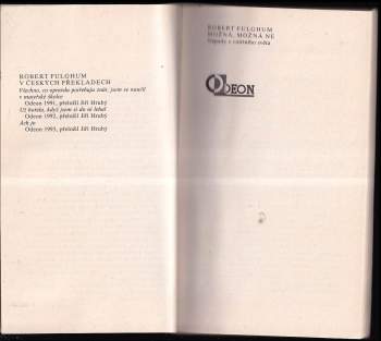 Robert Fulghum: Možná, možná ne