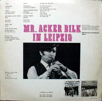 Mr. Acker Bilk Orchestra: Mr. Acker Bilk In Leipzig