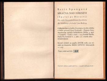Berit Spong: Mračna nad Härnevi