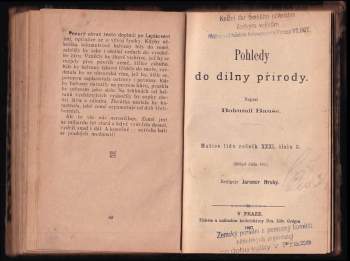 Bohumil Bauše: Pohledy do dílny přírody