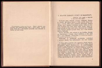 Tomáš Garrigue Masaryk: Mravní názory