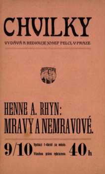 Otto Henne am Rhyn: Mravy a nemravové
