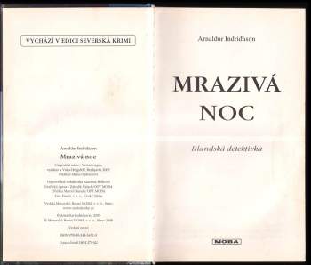 Mrazivá noc : islandská detektivka