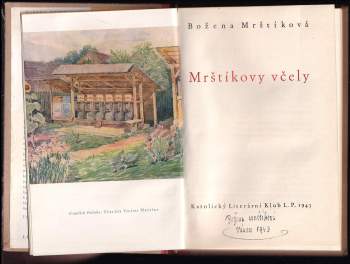 Božena Mrštíková: Mrštíkovy včely