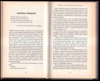 Colin Dexter: Mrtvá z Oxfordského kanálu