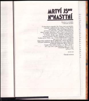 Jaroslav Šerých: Mrtví jsou nenasytní