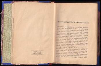 Eugène-Melchior Vogüé: Mrtví mluví--