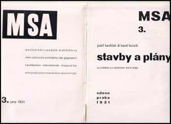 Karel Honzík: MSA