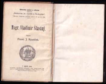 Vladimír Šťastný: Msgr. Vladimír Šťastný