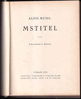 Alois Musil: Mstitel