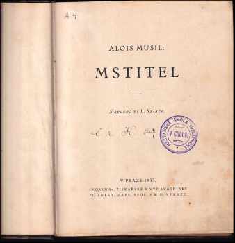 Alois Musil: Mstitel