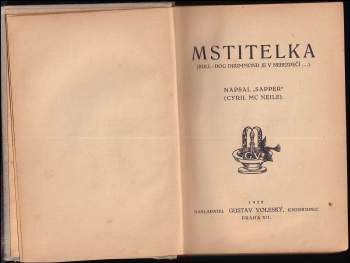 H. C McNeile: Mstitelka