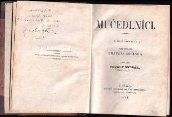 François-René de Chateaubriand: Mučedlníci