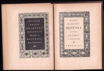 Marie Majerová: Mučenky