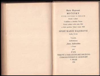 Marie Majerová: Mučenky