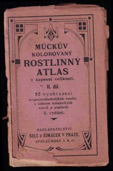 Mückův kolorovaný rostlinný atlas v kapesní velikosti