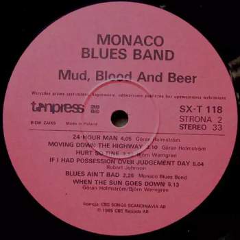 Monaco Blues Band: Mud, Blood And Beer