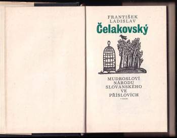 František Ladislav Čelakovský: Mudrosloví národu slovanského ve příslovích