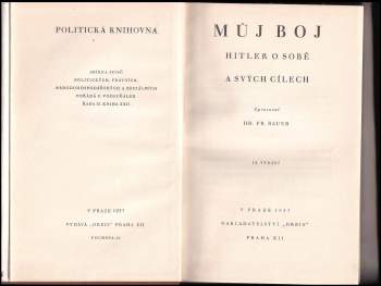 Adolf Hitler: Můj boj