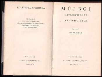 František Bauer: Můj boj