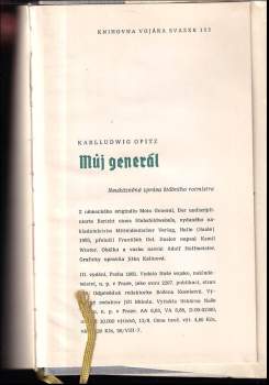 Karlludwig Opitz: Můj generál