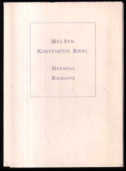 Můj syn Konstantin Biebl
