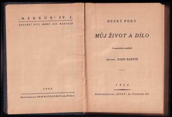 Henry Ford: Můj život a dílo