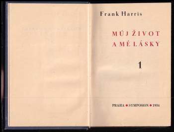 Frank Harris: Můj život a mé lásky