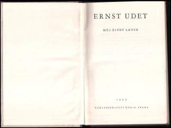 Ernst Udet: Můj život letce