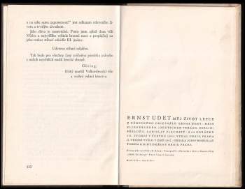 Ernst Udet: Můj život letce