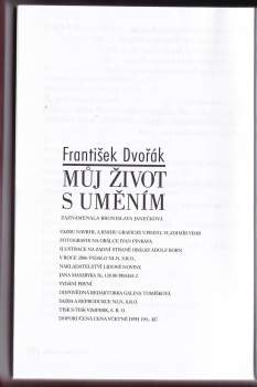 František Dvořák: Můj život s uměním