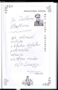 František Šádek: Můj život vojenský