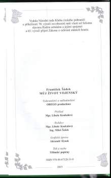 František Šádek: Můj život vojenský