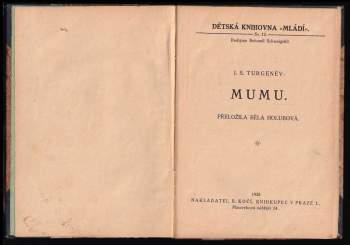 Ivan Sergejevič Turgenev: Mumu