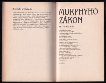 Arthur Bloch: Murphyho zákon