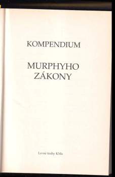 Murphyho zákony : kompendium