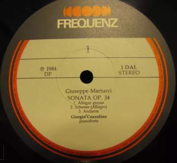 Giuseppe Martucci: Music For Piano