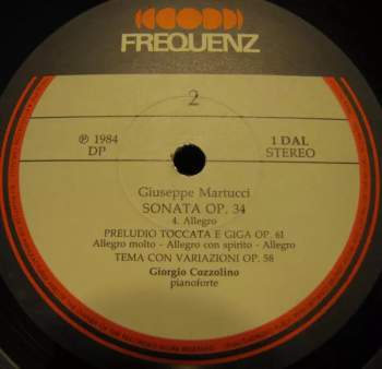 Giuseppe Martucci: Music For Piano