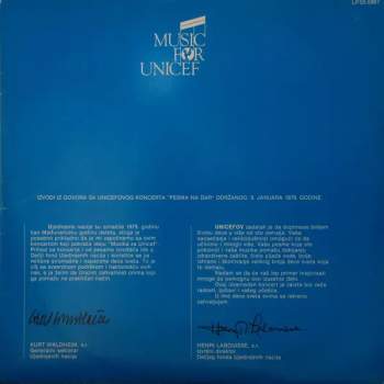 Various: Music For Unicef Concert: A Gift Of Song