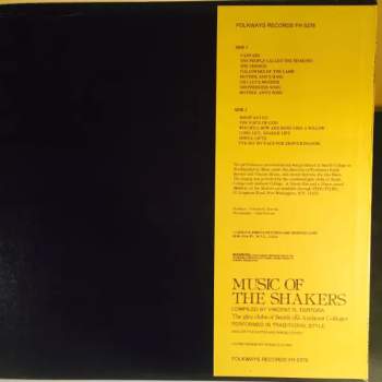 Amherst College Glee Club: Music Of The Shakers