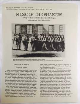 Amherst College Glee Club: Music Of The Shakers