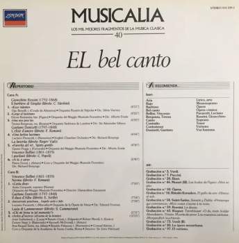 Various: Musicalia 40. El Bel Canto