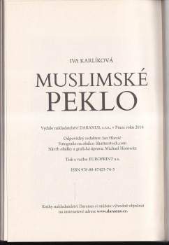 Iva Karlíková: Muslimské peklo