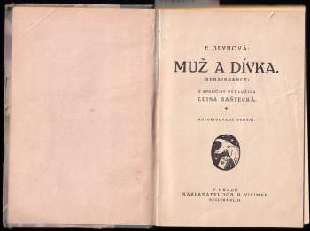 Elinor Glyn: Muž a dívka