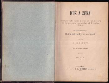 Auguste Debay: Muž a žena!