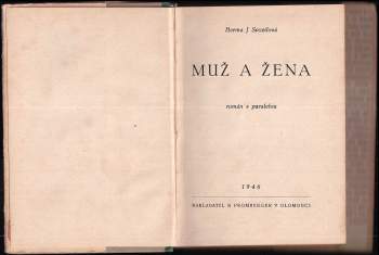 Herma Svozilová-Johnová: Muž a žena
