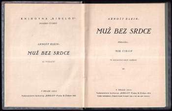 Ernst Klein: Muž bez srdce