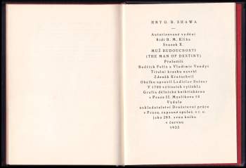 Bernard Shaw: Muž budoucnosti