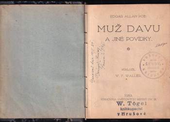 Edgar Allan Poe: Muž davu a jiné povídky