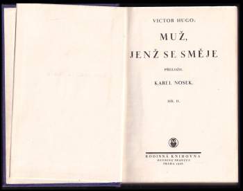 Victor Hugo: Muž, jenž se směje